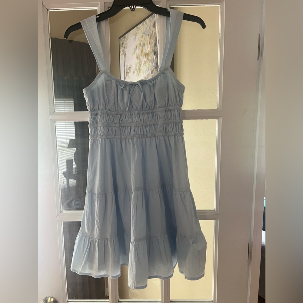 Aritzia Martine Dress, Dew Blue, Size Small S